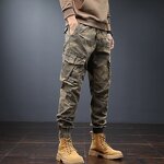 Mens Cargo Jeans Supplier - Wholesale Windproof Worsted Mid Waist Zipper Fly
