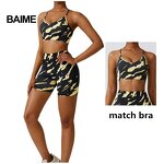 Leopard Print Yoga Set Supplier - Seamless Pants Stretch High Waist Shorts