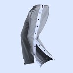Men Track Pants Factory - Plush Split Side Striped Active Tearaway Sweatpants