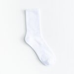 Outdoor Sport Socks Factory - Wholesale Custom Logo Cotton Printed Pattern White