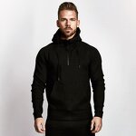 Men Pullover Hoodie Supplier - Custom Embroidered Pocket Long Sleeve Plus Size