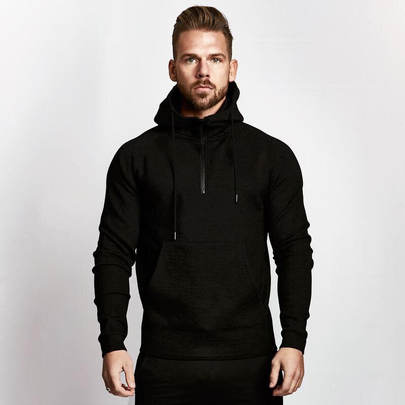 Men Pullover Hoodie Supplier - Custom Embroidered Pocket Long Sleeve Plus Size