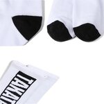 Outdoor Sport Socks Factory - Wholesale Custom Logo Cotton Printed Pattern White
