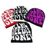 Hip Hop Beanie Hat Supplier - Fashion Hip Hop Style Letter Jacquard Unisex Knitted