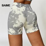 Leopard Print Yoga Set Supplier - Seamless Pants Stretch High Waist Shorts