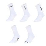 Dress Socks Supplier - High Quality Cotton Men Women Custom Logo Crew Ankle