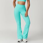 Women Sport Wear Sets Factory - Sexy High Waist Quick Dry Flare Pants