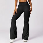 Women Sport Wear Sets Factory - Sexy High Waist Quick Dry Flare Pants