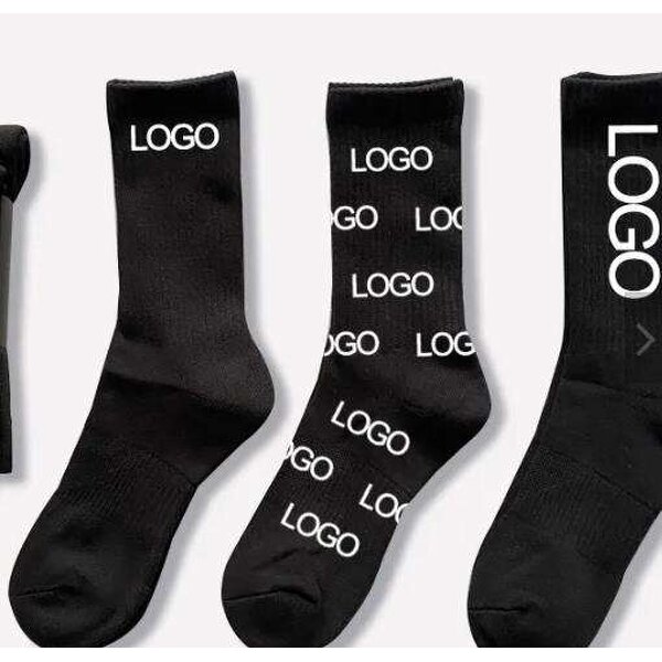 Dress Socks Supplier - High Quality Cotton Men Women Custom Logo Crew Ankle