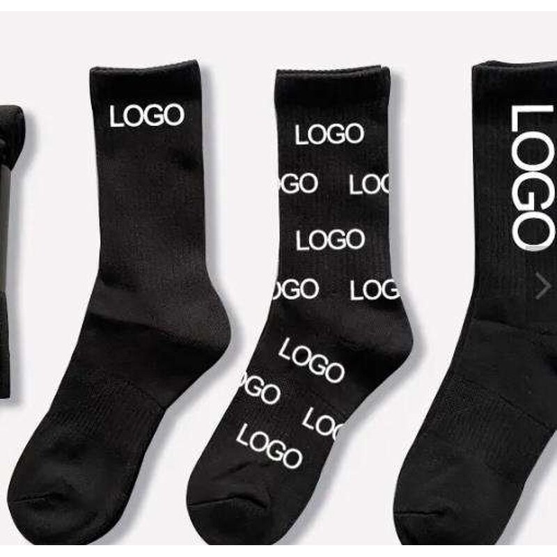 Dress Socks Supplier - High Quality Cotton Men Women Custom Logo Crew Ankle