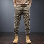Mens Cargo Jeans Supplier - Wholesale Windproof Worsted Mid Waist Zipper Fly