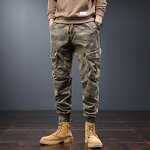 Mens Cargo Jeans Supplier - Wholesale Windproof Worsted Mid Waist Zipper Fly