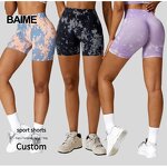 Leopard Print Yoga Set Supplier - Seamless Pants Stretch High Waist Shorts