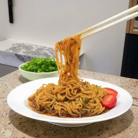 魔芋面生产商-低碳水葱油口味瘦身食品