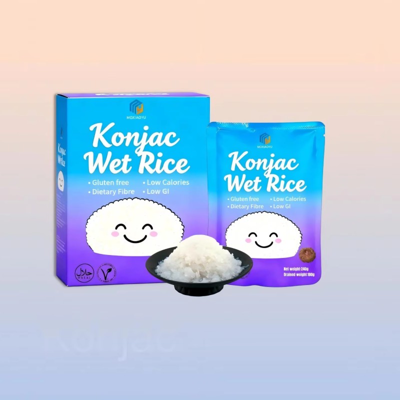 Shirataki Rice Manufacturer - Custom Konjac Wet Rice Meal Replacement