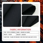 Flame Retardant Aramid Fabric - IIIA Waterproof 200GSM Meta-Aramid for Firefighter
