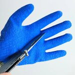 Industrial Safety Gloves - Polyester Glassfiber Steel Wire Aramid Latex Anti-Cut