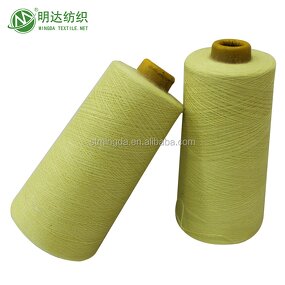 Para Aramid Spun Yarn - Fire Proof Cut Resistant Raw Yellow