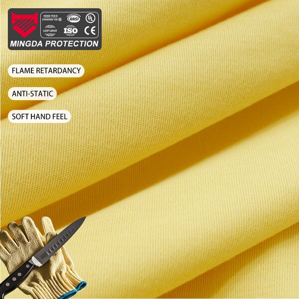 Fire-Resistant Fabric - 100% Para-Aramid Heat Proof Cut Resistant for Protective Gear