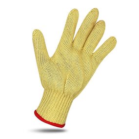 Work Safety Gloves - Aramid Yellow XL with Cotton Liner Cut-Resistant Fireproof