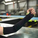 Cut Resistant Sleeves - EN 388 Level 5 HPPE/Spandex Hybrid Anti-Slip Arm Guards