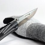 Cut Resistant Gloves - EN 388 Level 5 Black Nitrile Coated HPPE Anti-Slip