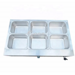 Bain Marie - Restaurant Equipment Electric Commercial 6 Pots Food and Soup Warmer