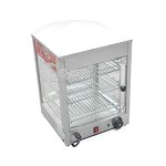 Food Warmer Showcase - Electric Stainless Steel Commercial Heater Display Warmer