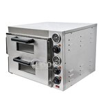 Double Pizza Oven - Commercial Electric and Bread Maker Tabletop for Hotel Outdoor