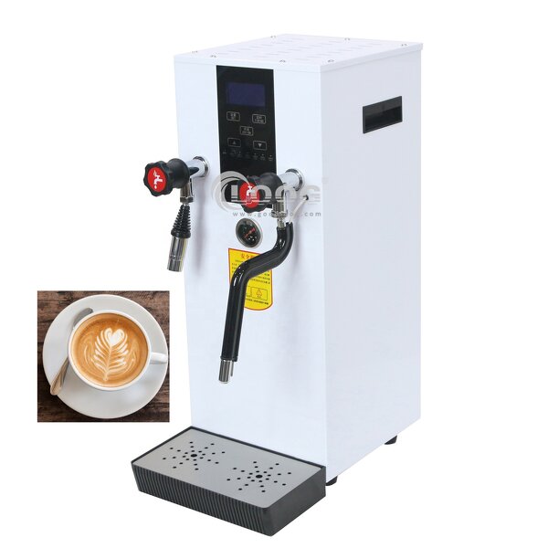 Milk Frother - Commercial High Quality Electric Steam Coffee Foam Maker Stainless Steel