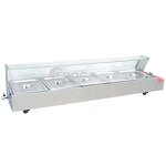 Bain Marie - Hotel Restaurant Electric Countertop Commercial Stainless Steel Food Warmer