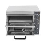 Electric Pizza Oven - Commercial for Bakery Restaurant Double Stainless Steel Cooking