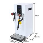 Milk Frother - Commercial High Quality Electric Steam Coffee Foam Maker Stainless Steel