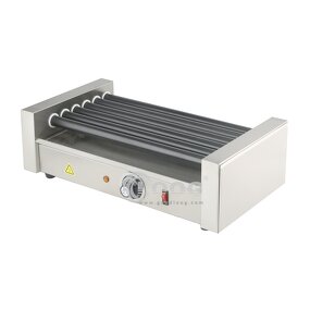 Hot Dog Roller Machine - Commercial Kitchen Equipment Electric Grill Stainless Steel