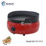 BBQ Grill Machine - Hot Selling Kitchen Equipment Stainless Steel Round Flat Griddle