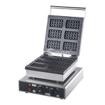 Square Waffle Machine - Professional 220V Commercial Belgian Multi-Function