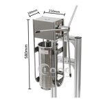 Spanish Churros Maker - High Quality Equipment 5L Manual with Electric Deep Fryer