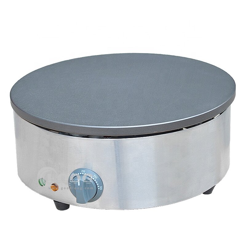 Crepe Maker - Single Plate Custom Stainless Steel Commercial Electric Round