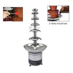 Chocolate Fondue Machine - Electric Stainless Steel Fully Automatic Fountain for Hotels