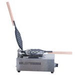 Bubble Waffle Maker - Stainless Steel Hand-Held Gas Egg Puff Customizable Logo