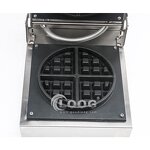 Mini Waffle Maker - Belgian Style Commercial Electric with Stainless Steel Coating