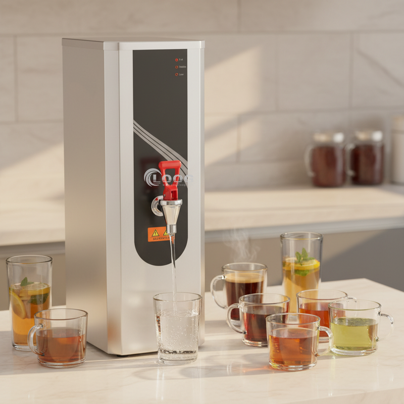Water Boiler - Commercial Milk Tea Shop 40L/H Beverage Stepwise Heater Tabletop