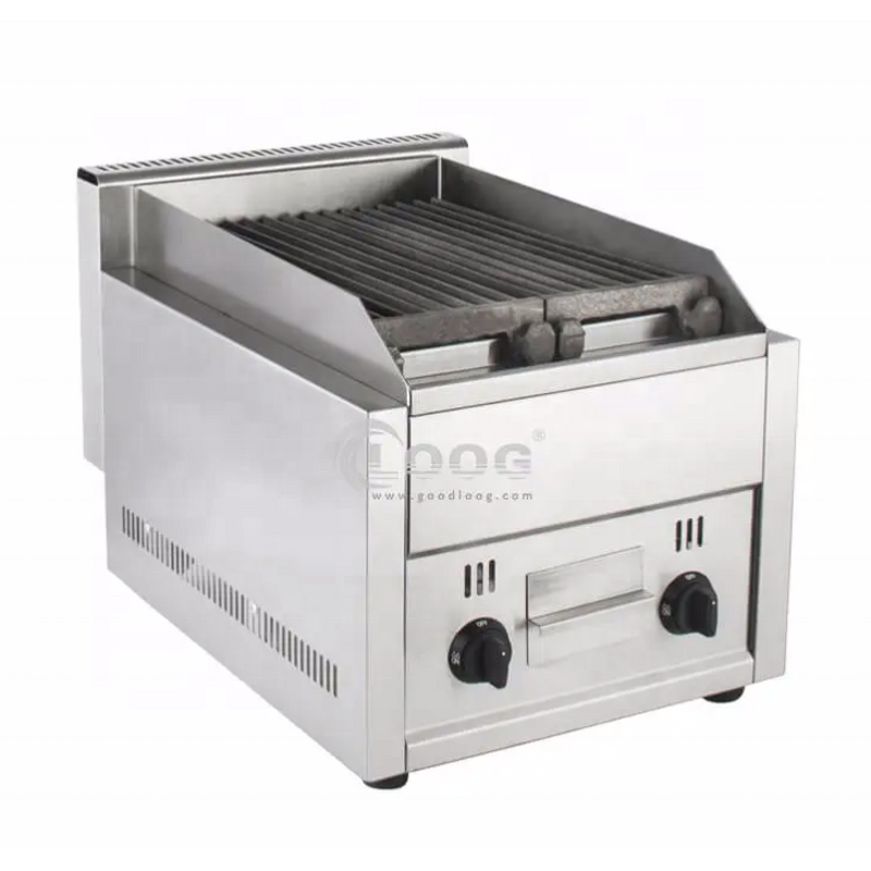 BBQ Grill Machine - Stainless Steel Commercial LPG Gas Lava Rock for Sale