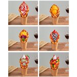 Bubble Waffle Egg Model - Simulation Hongkong Snack for Window Display