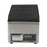 Lava Rock Grill - Stainless Steel Counter Top Electric Commercial Heavy Duty BBQ