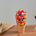 Bubble Waffle Model - Hot Selling Hongkong Simulation Food Egg Waffle Display