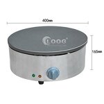 Crepe Maker - Single Plate Custom Stainless Steel Commercial Electric Round