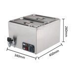 Chocolate Melting Machine - Fast Food High Quality Double Pot Water Heating Melts