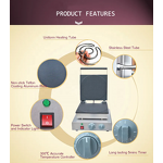 Waffle Cone Maker - Hot Sale High Efficiency Square Commercial Electric Ice Cream