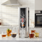 Water Boiler - Commercial Milk Tea Shop 40L/H Beverage Stepwise Heater Tabletop